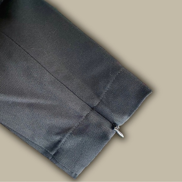 NWOT Sergio Hudson x Target Black ‘Strong Shoulder Midi Dress’ Size Small - Picture 11 of 16